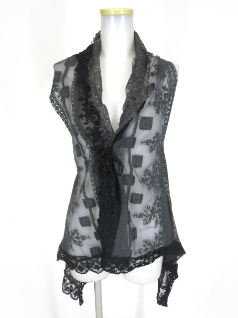 OZZ ANGELO チュールレースジレ