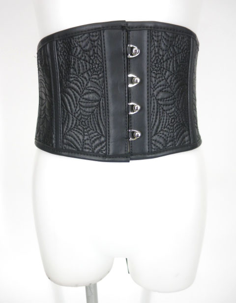 KILL STAR 蜘蛛の巣ステッチ柄コルセット