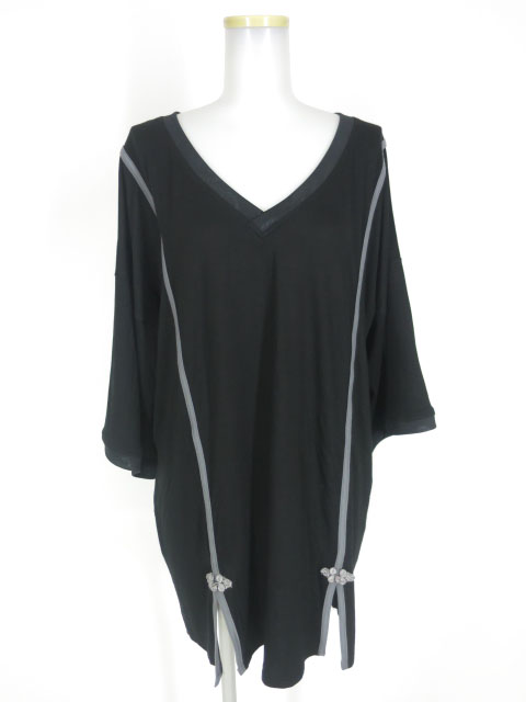 Qutie Frash VネックBIGカットソー