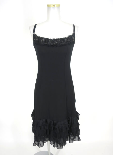 OZZ ONESTE 裾プリーツキャミワンピース