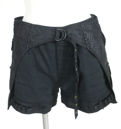 Qutie Frash ミリタリーフラップ付きショートパンツ