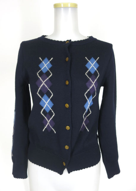 Jane Marple アーガイルカーディガン