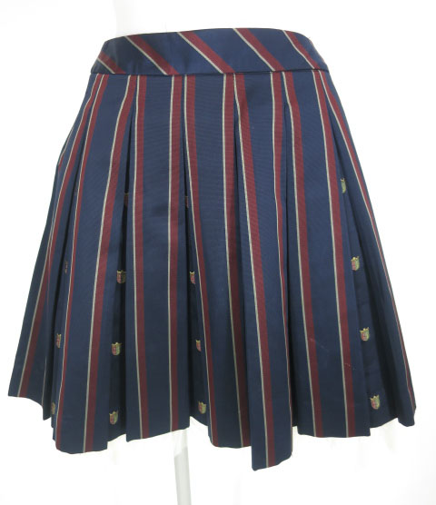 Jane Marple レジメンタルストライプジャンパースカート