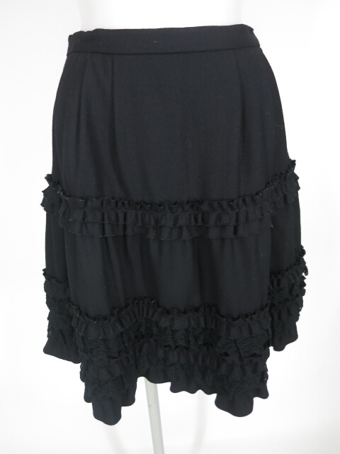 Jane Marple レース＆フリル付きスカート