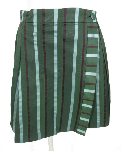 Jane Marple レジメンタルストライプ柄巻きスカート