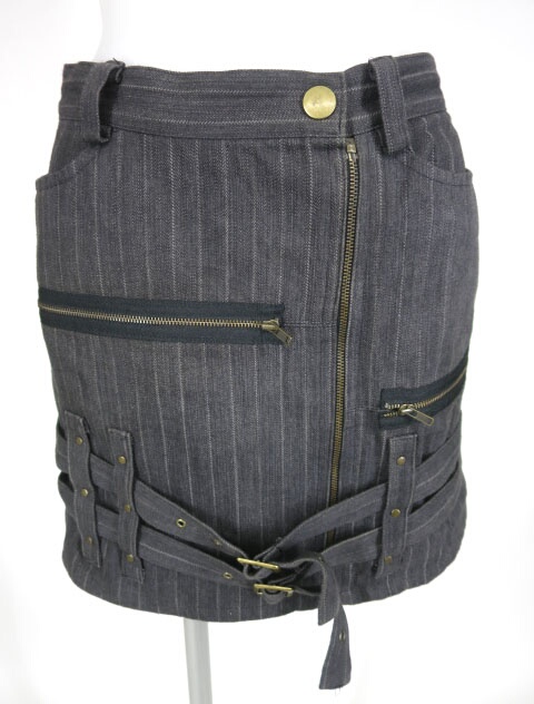 BPN ダブルベルト付きスカート