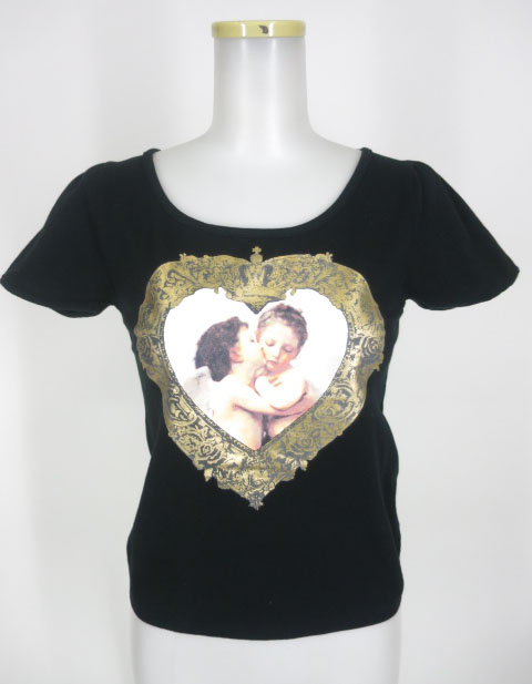 SEXY DYNAMITE CHOICE ハート天使プリントTシャツ