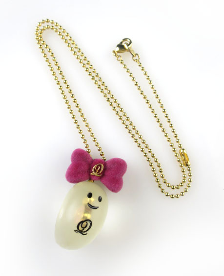 Q-pot. トリックゴースト イート スピンキャンディー ネックレス&ベロアリボンチャーム