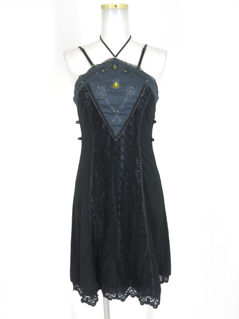 OZZ ONESTE レース重ねキャミワンピース