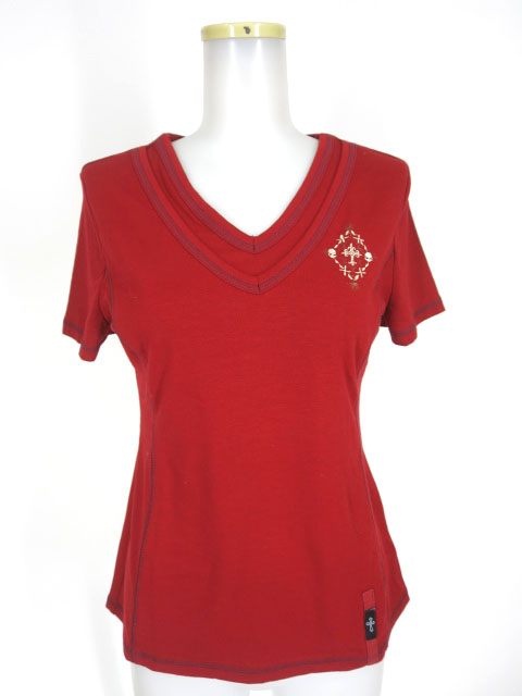 Ozz Croce クロスバックプリント半袖カットソー