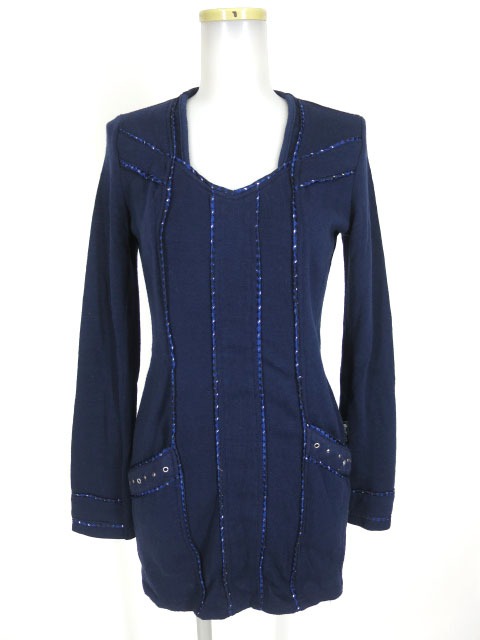 Ozz Croce ポケット付きニットプルオーバー