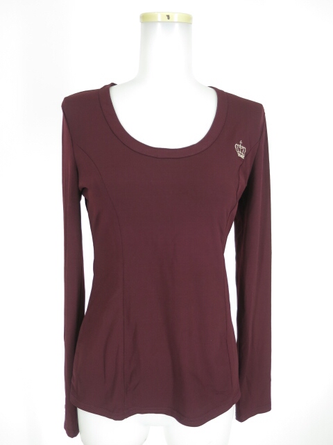 Ozz Croce 王冠刺繍入り長袖カットソー