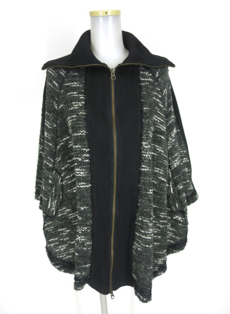 OZZ ONESTE ニットケープポンチョ