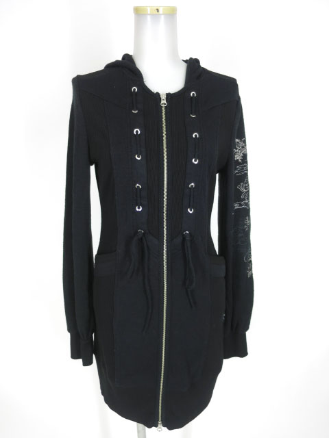 Ozz Croce ニットワンピースパーカー