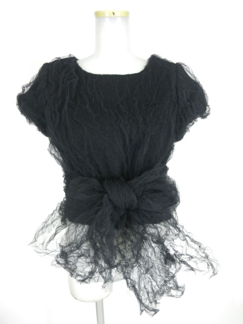 Jane Marple Dans Le Salon チュール重ねウールトップス