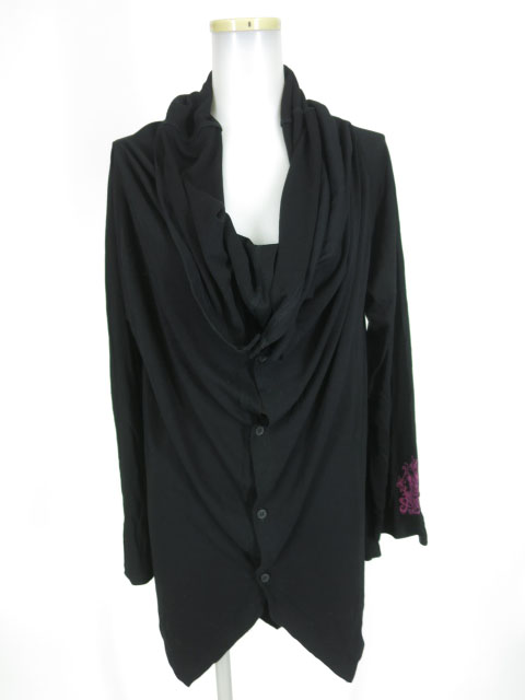 ALGONQUINS 時計プリントカーディガン