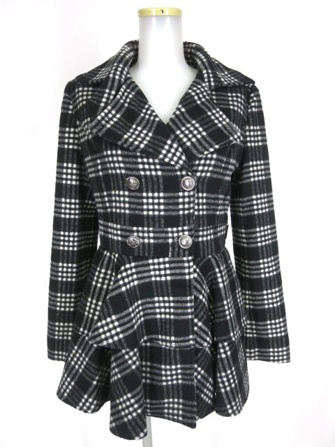 Ozz Croce チェック柄ダブルコート