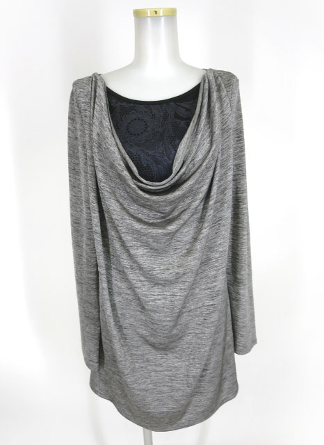 Rozen Kavalier レイヤードドレープニットプルオーバー