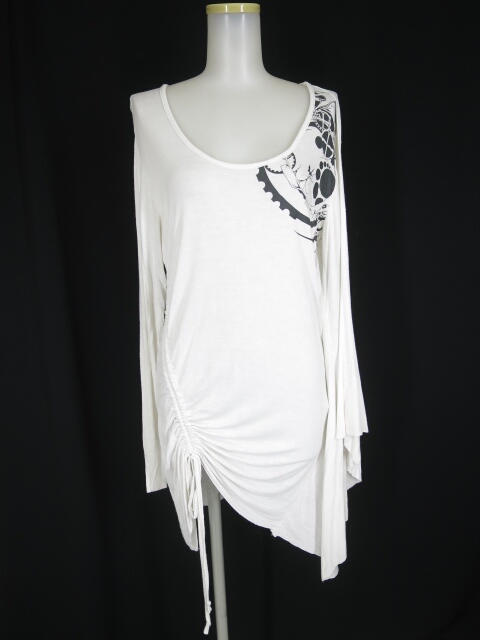 Sixh. アシンメトリー長袖カットソー