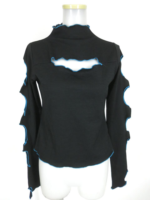 Qutie Frash スリット入り長袖カットソー