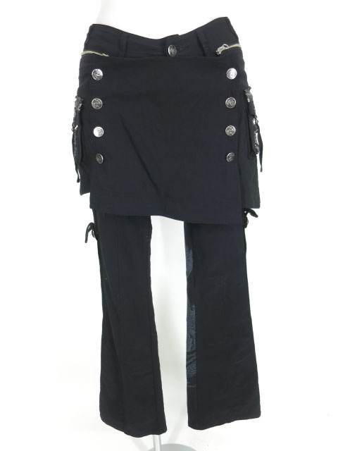 OZZ ONESTE オーバースカート付きパンツ