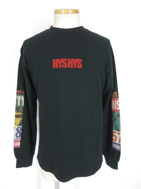 HYSTERIC GLAMOUR HYS HYS 長袖 リブ付Tシャツ