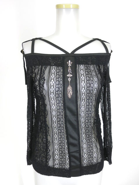 Rozen Kavalier オフショルレース七分袖カットソー