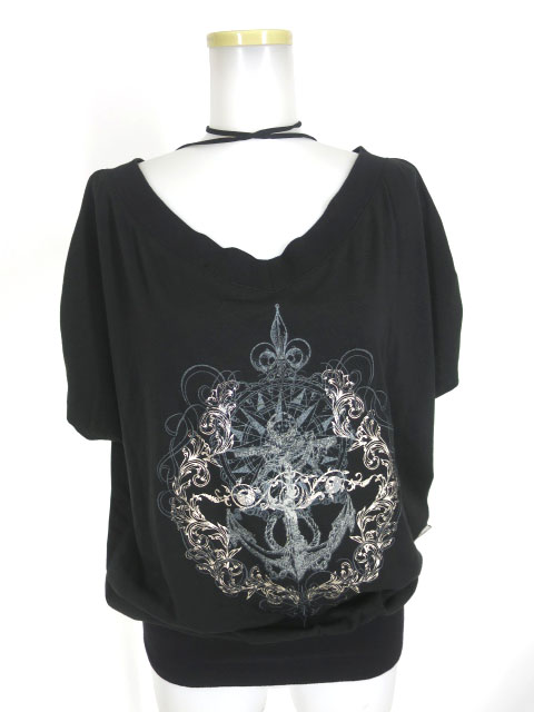 Rozen Kavalier バックレース切替ドルマン半袖カットソー