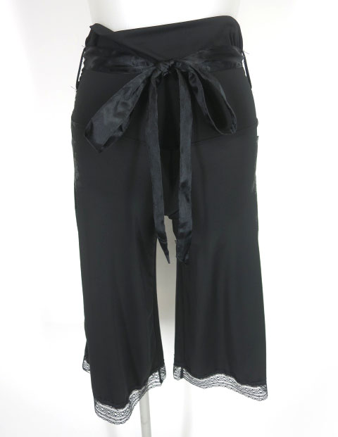 OZZ ONESTE ローズプリントガウチョパンツ