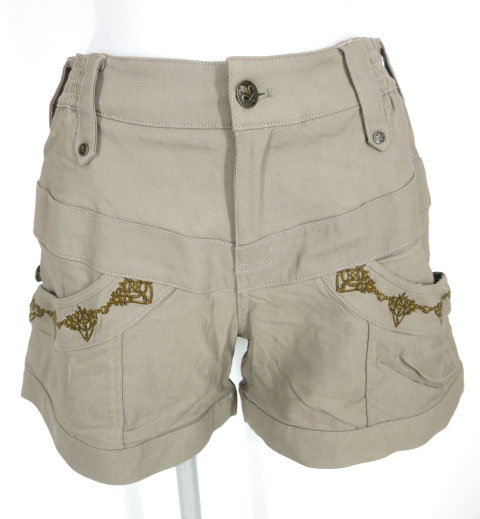 OZZ ANGELO 刺繍入りショートパンツ