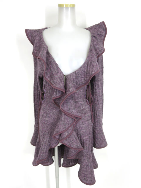 OZZ ONESTE フリルロングカーディガン