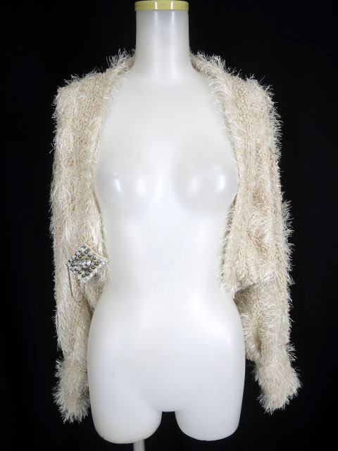 OZZ ANGELO ファーニットラウンドボレロ