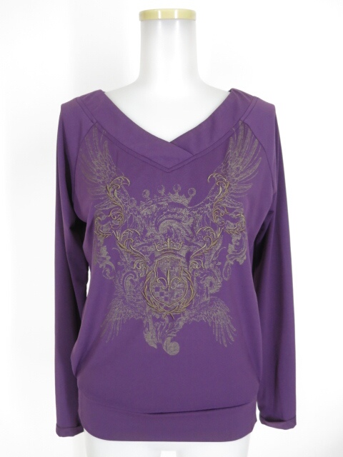 Rozen Kavalier エンブレム刺繍入り長袖カットソー