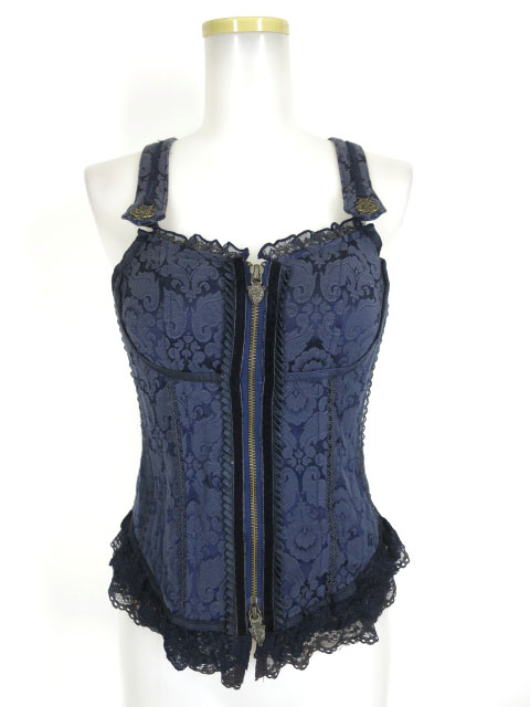 OZZ ONESTE ジャガードコルセットビスチェ