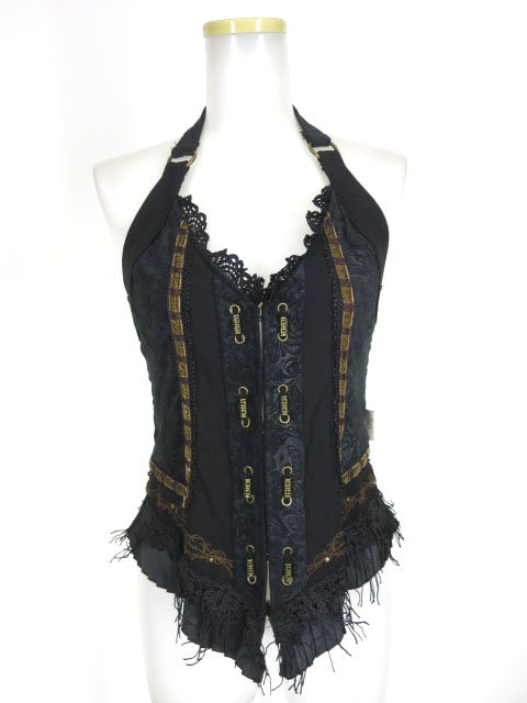 Rozen Kavalier フックボタンホルターネックベスト