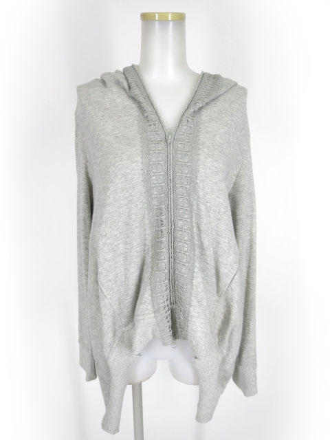 Jane Marple Dans Le Salon レース付きサイドロングパーカー