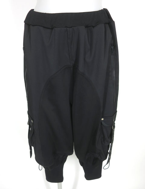 Qutie Frash ヒップ龍プリントサルエルパンツ