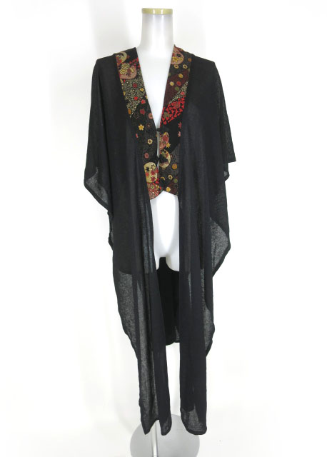 Qutie Frash ニットポンチョストール