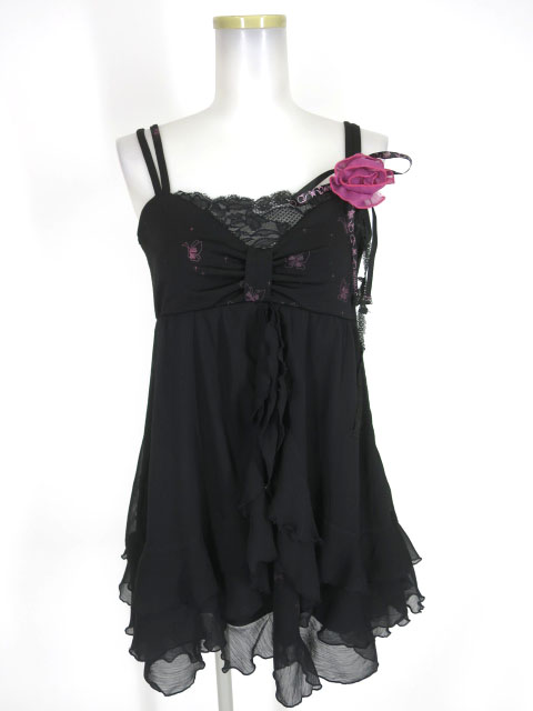 H.jelly&Honey シフォン重ねベビードールチュニック