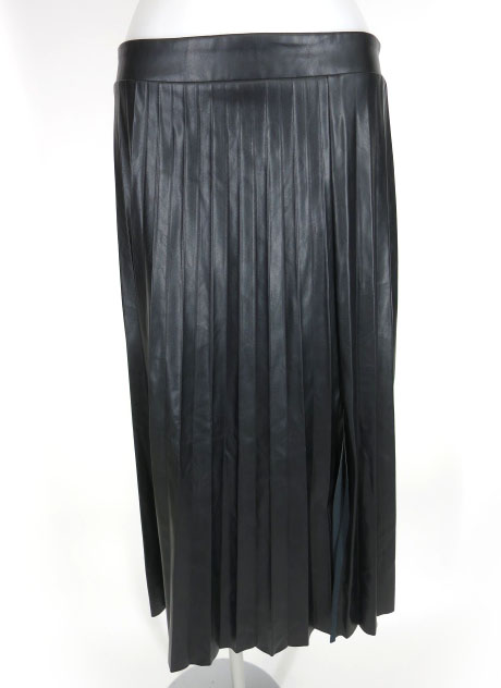 MARY WYATT LONDON 合皮プリーツロングスカート