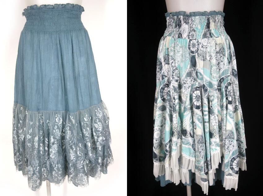 OZZ ONESTE 星座柄リバーシブル2wayスカート