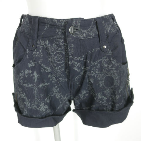 Ozz Croce ゴシック総柄ショートパンツ