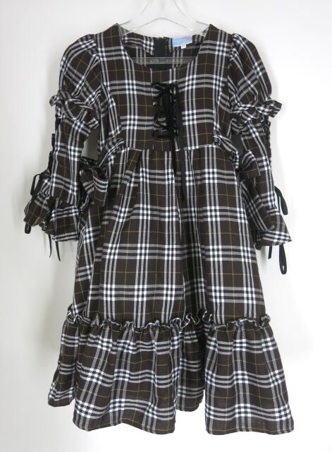 Catherine Cottage チェック柄ワンピース