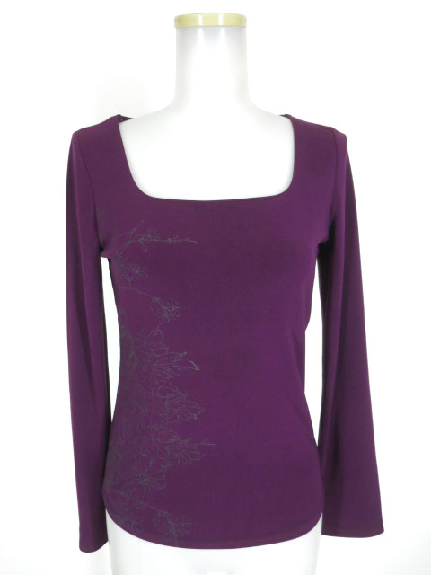 Ozz On 和柄プリント長袖カットソー