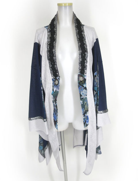 Qutie Frash 着物ロングカーディガン