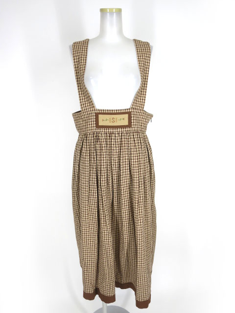 STREET ORGAN チェック柄ジャンパースカート