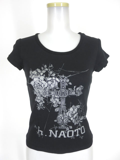 h.NAOTO Blood / クロス＆ローズプリントTシャツ | 高価買取ならTokyo