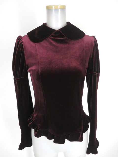 Innocent World ベロアプルオーバーカットソー