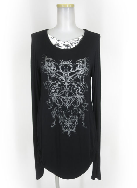 NAOTO SEVEN レイヤード長袖カットソー