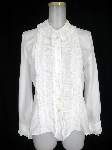 Jane Marple レース付きブラウス
